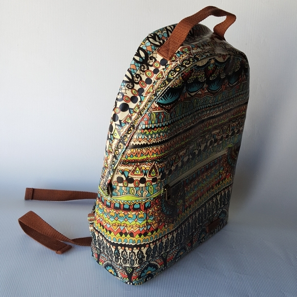 Sakroots Rockaway Elephant/Tribal Backpack Laptop - Picture 8 of 8